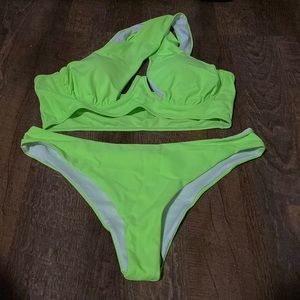 SHEIN cross underwire bathing suit